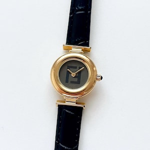 Fendi Vintage Watch: Swiss Made Gold-Tone