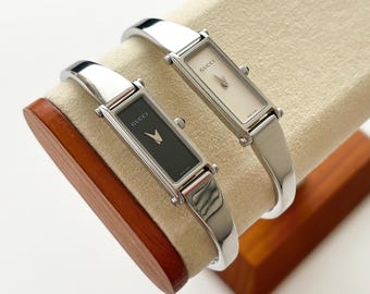 Gucci Vintage Women’s Silver Watch, Boxed, Gift for Her, 16.5cm