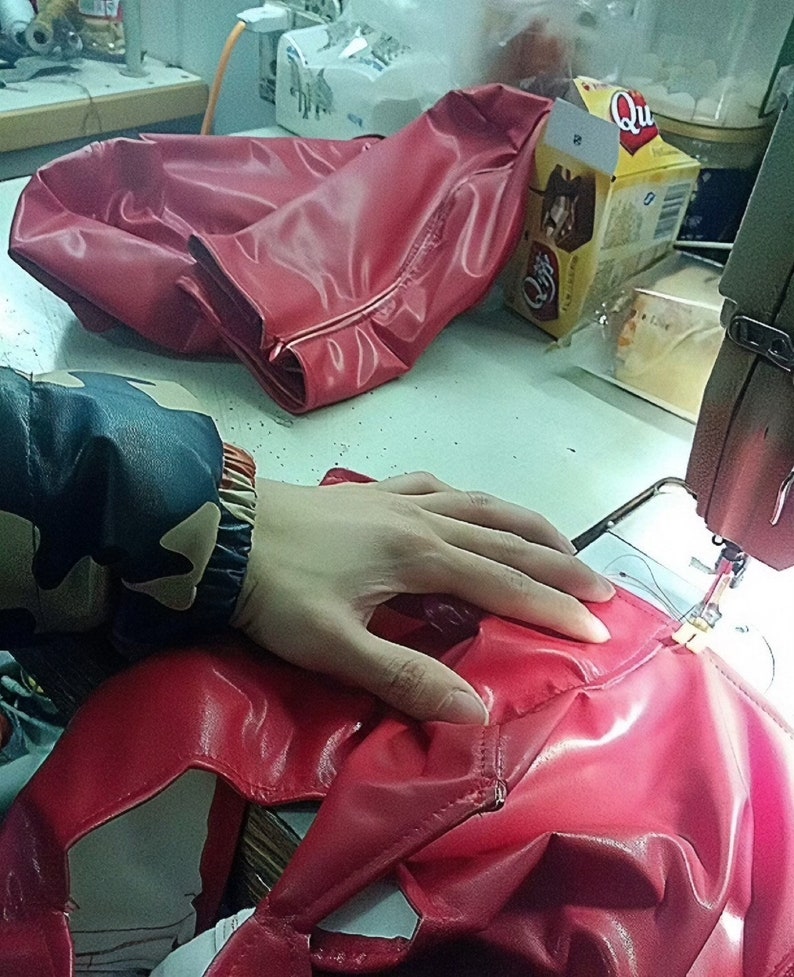 Superhero Red Jumpsuit Cosplay for Men Etsy UK