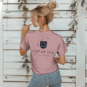 Tout le monde n'est pas la tasse de thé T-shirt en toile Bella