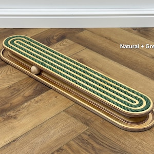 Interactive Floor Cat Scratcher: Jute Rope & Ball Toy Cat scratcher with toy image 5