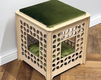 Sturdy Cat House: Multifunctional Cat Bed, Side Table - Sweet Rocket