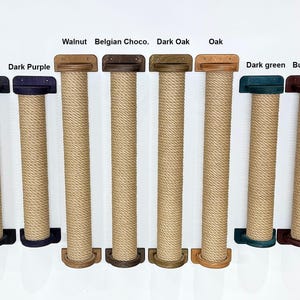 Cat Scratcher Solid Wall scratcher Large Catio, Sturdy Scratch Pole, Vertical Cat Tower, 100 cm / 39.5" + Screws (USA only) image 6