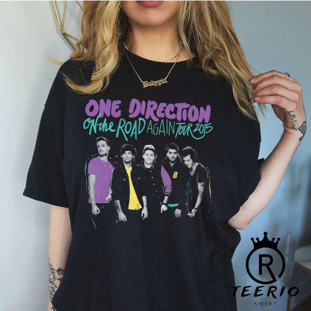 1D on the Road Again Tour 2015 Merch T-shirt Vintage 1D - Etsy