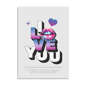 Romantische Postkarte I Tic-Tac-Toe Motiv I Liebevolle Grußkarte für Valentinstag oder besondere Anlässe I  Liebe gewinnt I Liebesbotschaft