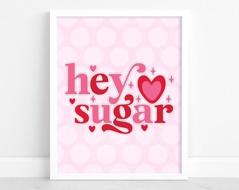 Valentines Day Print, Valentine Art Print, Printable, Valentine Printables, Valentines Day Decor, Pink Wall Art, Cute Valentine Print