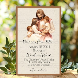 2024 Primary Program Printable, LDS Primary Presentation Invitation, Primary Printable, Invitation Primary Program, Book Of Mormon,LDS Print
