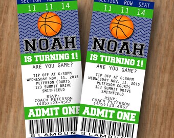 basketball birthday party invitation birthday invitation etsy