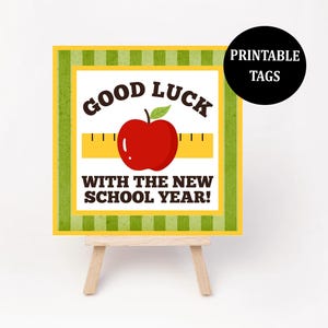 Back To School Gift Tag, First day of school Tag, gift for teacher gift tag, student gift tag, school staff, first day school gift tag