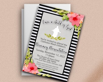 Come Follow Me Primary 2023, LDS 2024 Primary Program Invitation, Primary Presentation Invite, LDS Primary Program, Primary Printable