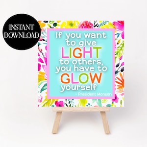 LDS Young Women, Girls Camp Handout, Pillow Treat Tag, Tuck in Treat, 2025 LDS Young Women, LDS Girls Camp, Young Women Gift, Printable Tag