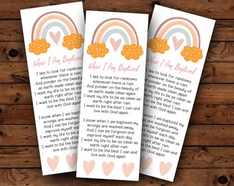 LDS Baptism Gift, For Baptism, LDS Baptism Rainbow, Baptism Print, Baptism Printable, Eight is Great, Primary Printable, LDS Primary