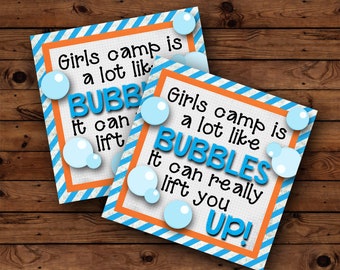 LDS Young Women Printable, For Young Women, LDS Printable, Girls Camp Pillow Treat, Young Womens Camp, printable Tag, Young Womens Handout