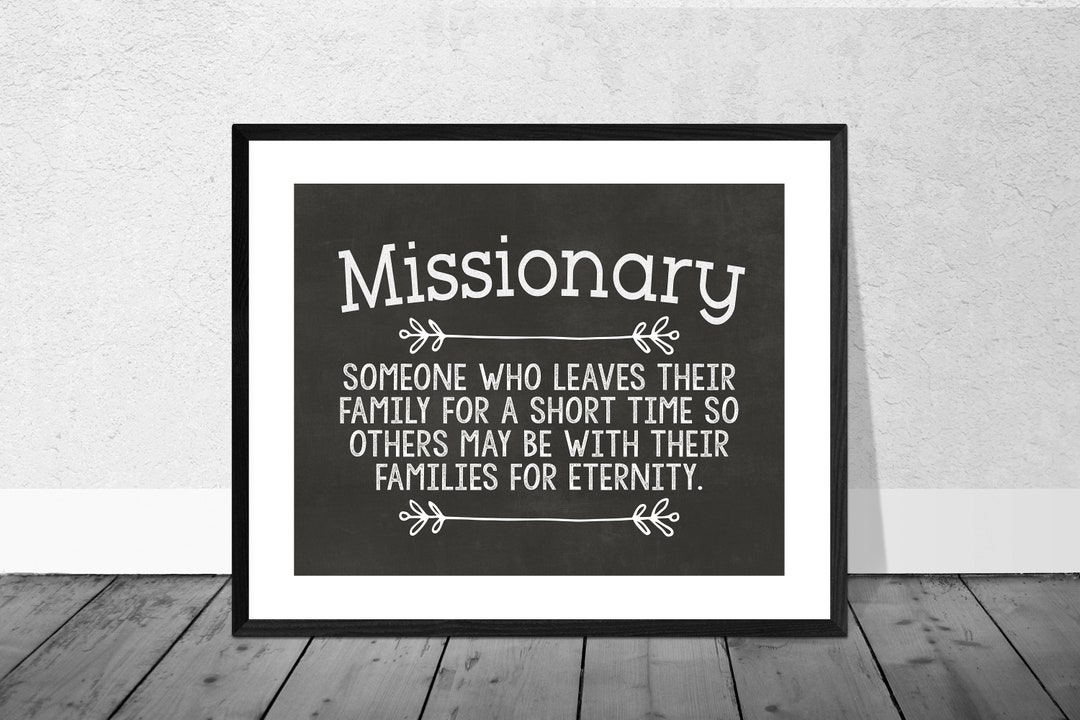 LDS Missionary Printable, LDS Printable, LDS Missionary Farewell ...