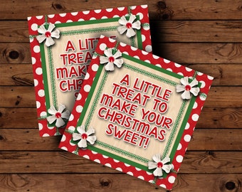 Neighbor Gift, Neighbor Christmas Gift Ideas, Coworker Christmas Gift, Christmas Printable, Gift For Friends, Printable Tags, LDS Christmas