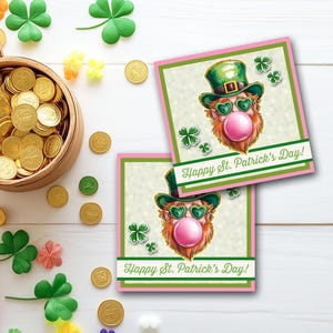 LDS druckbare Tag, Grundschule junge Frauen Handout, Hilfsgeschenk, LDS FGO zum ausdrucken, März Handzettel, St. Patrick Karte