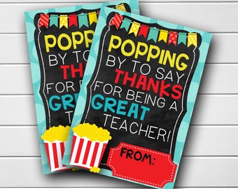 Teacher Appreciation Gift Tag, School  Thank You Appreciation Gift Tag for Teachers Staff, Printable Tag, Appreciation Week INSTANT DOWNLOAD