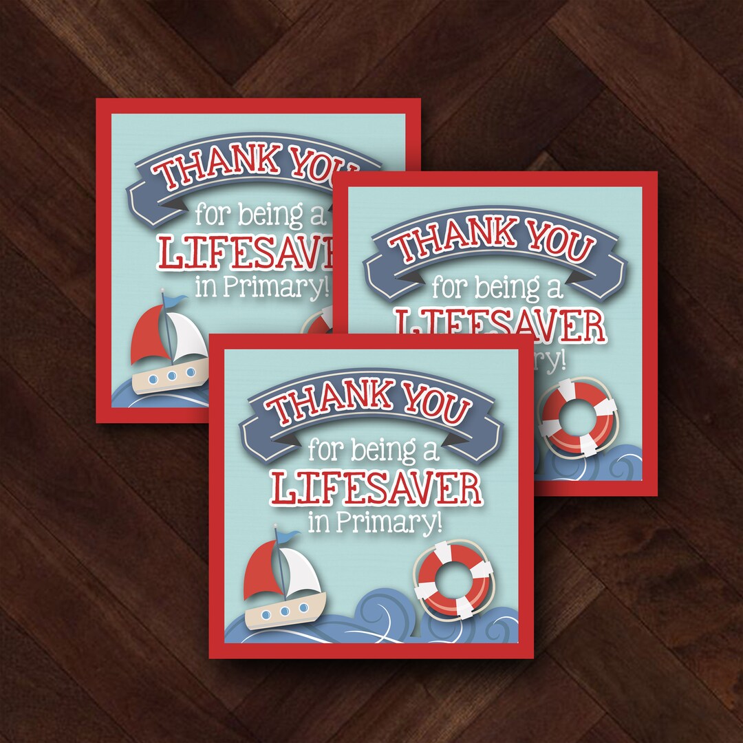 Lds Primary Gifts for Primary Teacher Thank You Gift 2018 - Etsy