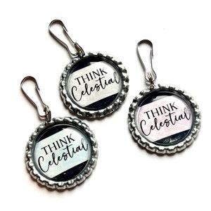 Relief Society, Think Celestial, Keychain, Relief Society ideas, LDS Come Follow Me 2024, Youth Theme 2024, Lesson Helps. Christmas Gifts