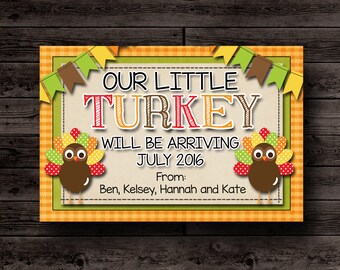 Thanksgiving Pregnancy Announcement,Pregnancy Announcement Card,Pregnancy Announcement Grandparents,Gender Reveal,Expecting Announcement