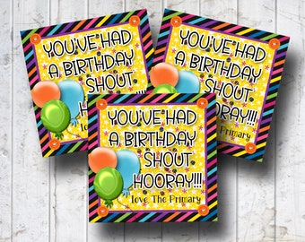 LDS Primary Birthday Gift, Primary Printable Birthday Cards, 2020 Primary Gift, LDS Birthday Gift, LDS Printable, Birthday Card