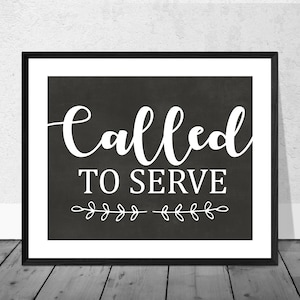 LDS Missionar bedruckbar, LDS druckbare, LDS Missionar Abschied, Missionar Geschenk, Missionarspartei, Missionar Heimkehr, berufen zu dienen