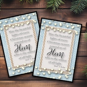 Relief Society Printable, Relief Society Bulletin Board, December Ministering, Christmas Gift Idea, Relief Society Lesson, Printable, LDS