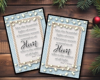 Relief Society Printable, Relief Society Bulletin Board, December Ministering, Christmas Gift Idea, Relief Society Lesson, Printable, LDS