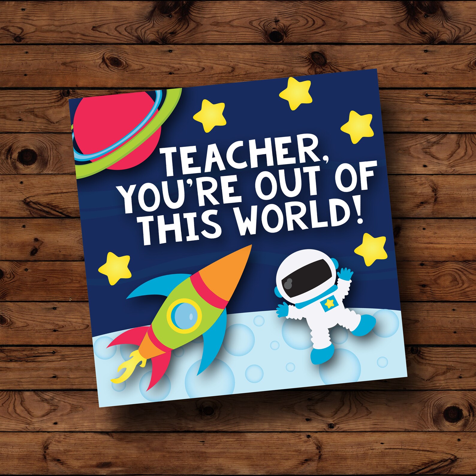 Teacher Appreciation Gift Printable Teacher Appreciation Etsy