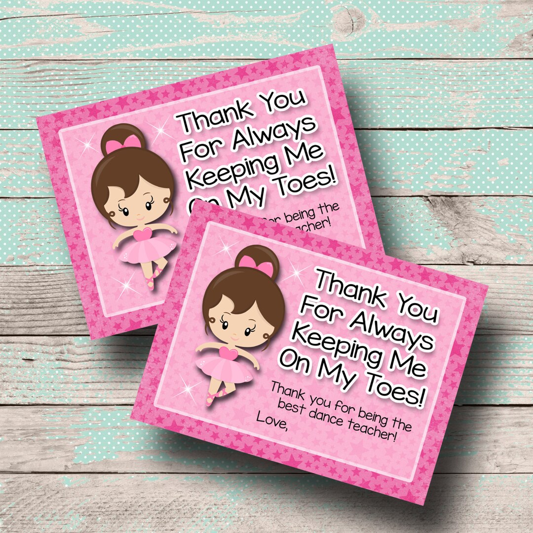 Dance Teacher Gift Ideas, for Dance Teacher, Dance Recital Gift, Ballet