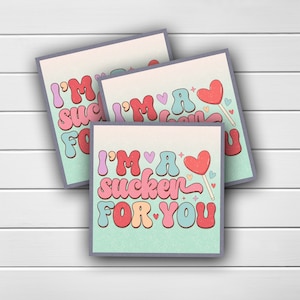 I&#39;m a sucker for you, Class Valentine Tags, Printable Valentine Tag, Valentine Card Tags, Classroom Valentine&#39;s Day, Treat Tag, Lollypop