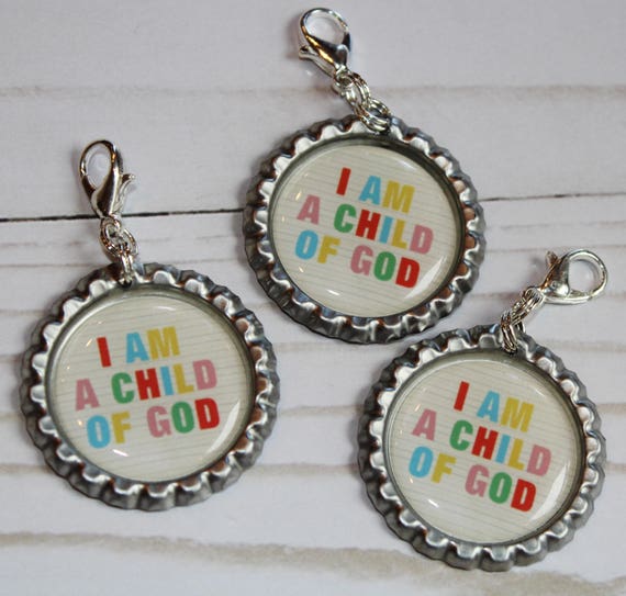 Child of God, Sunday School Gift, Sunday School Teacher Gift,Sunday School  Christmas Gift,Sunday School Gift For Kids,Bottle Cap Zipper Pull