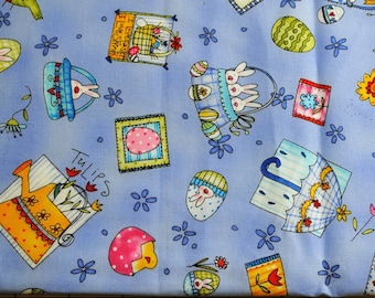 Fat Quarter OOP HTF Spring into Easter Fabric
