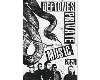 Deftones Poster New Album Wall Art Print Rock Grunge Nu Metal Y2K