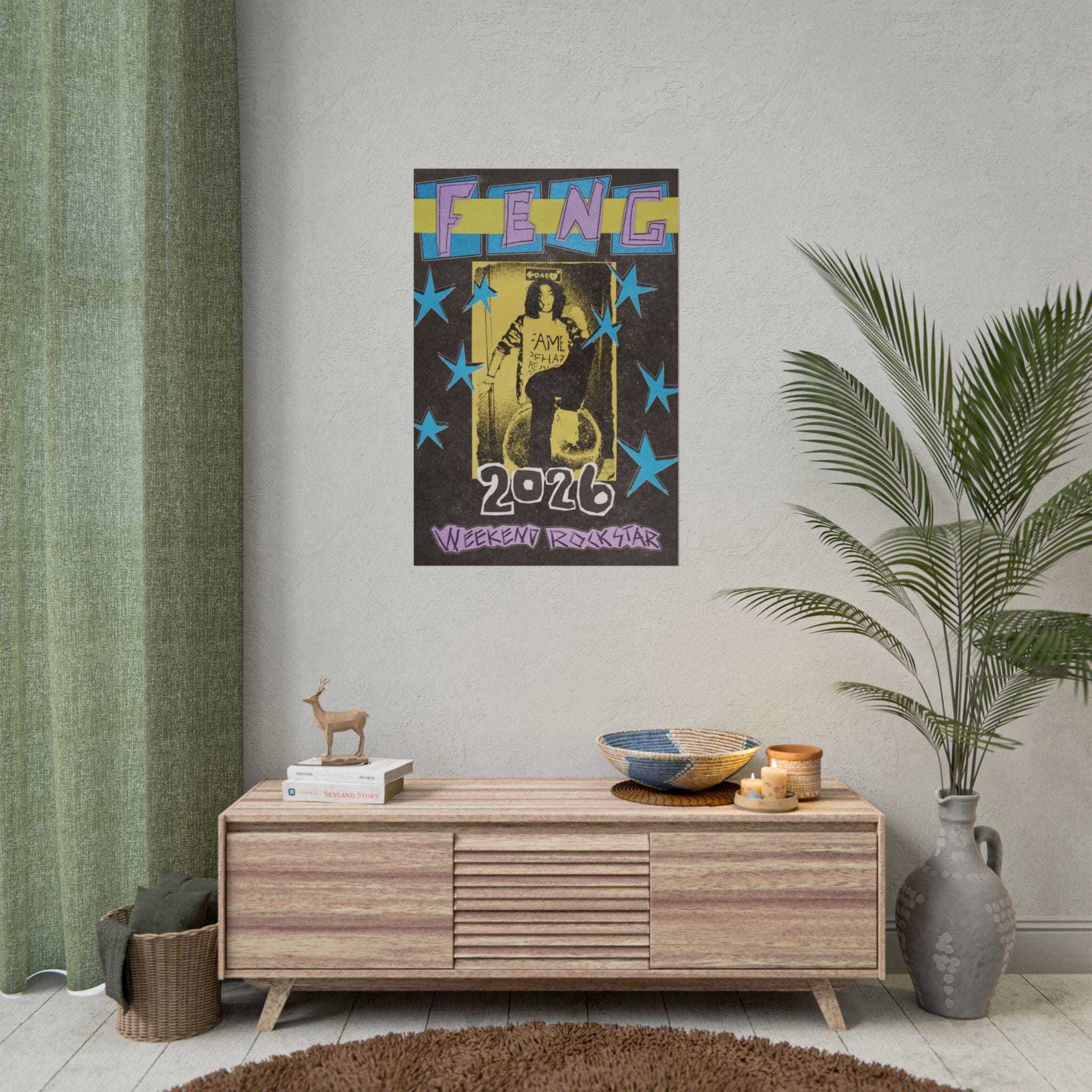 Feng Uk Rapper Feng UK Poster New Album Wall Art Print Rap Hiphop Y2K - Etsy