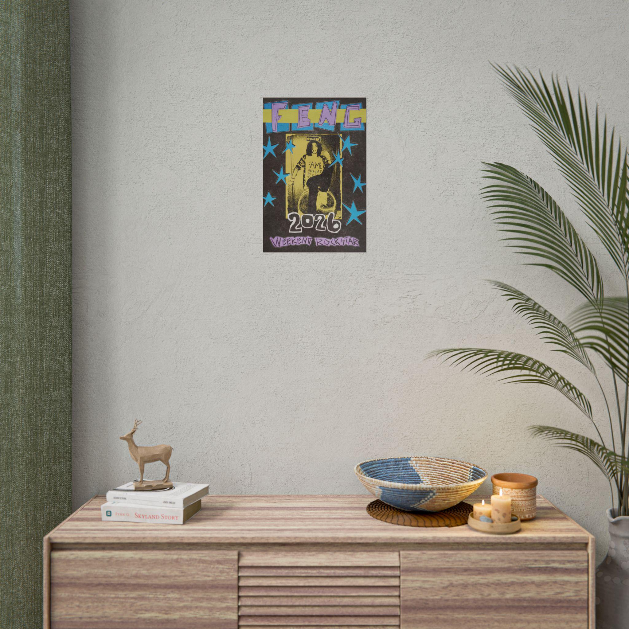 Feng Uk Rapper Feng UK Poster New Album Wall Art Print Rap Hiphop Y2K - Etsy