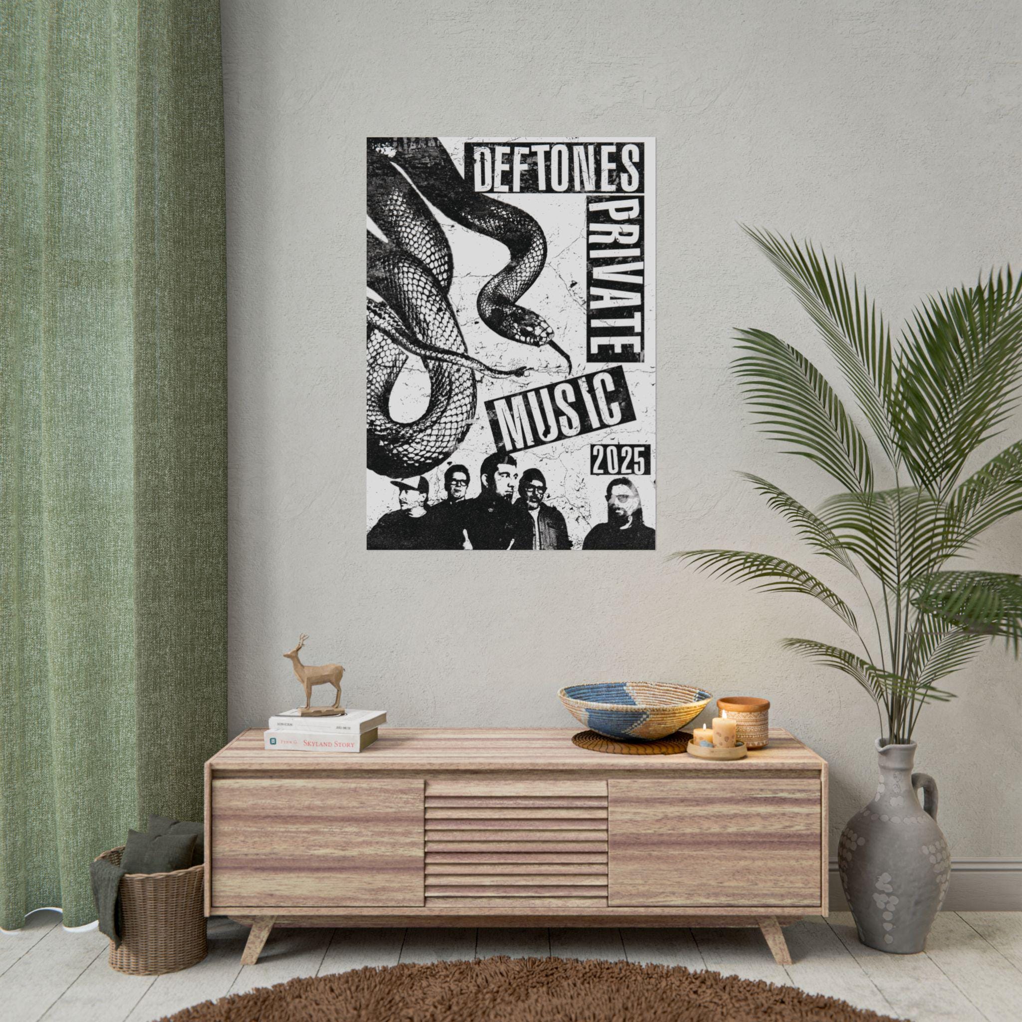 Deftones Poster New Album Wall Art Print Rock Grunge Nu Metal Y2K