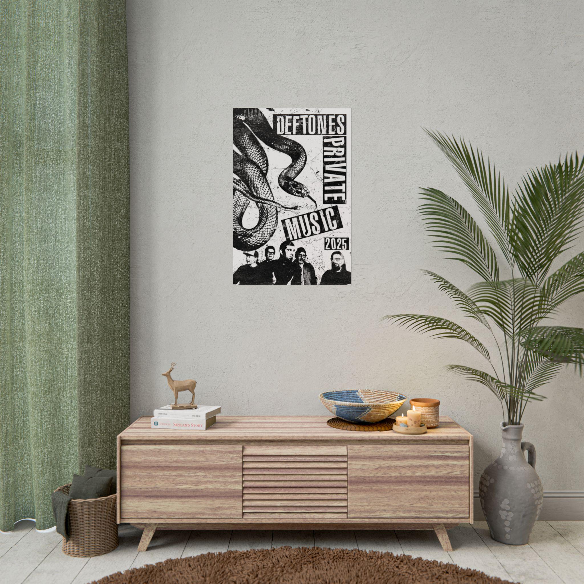 Deftones Poster New Album Wall Art Print Rock Grunge Nu Metal Y2K