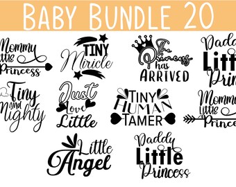 Baby SVG Bundle, Baby PNG Bundle, Baby Clipart, Baby Shower SVG,Cute Baby Saying Svg, Baby Quote Bundle, Newborn Svg Bundle, Boy Girl Svg