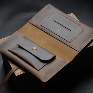 Personalized Leather Tobacco Pouch Bag Organizer, Tobacco Leather Purse, Vintage Leather Cigarette Holder Case , Rolling Tobacco Pouch