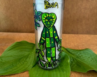 Vodou Votive Candle - Gran Bwa, the Man of the Woods