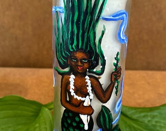 Vodou Glass Votive - LaSirenn, Mermaid of the Oceans