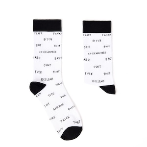 Unisex Sweary Socks | Rude | Gifts | Cotton Rich | 1 Pair | Socks