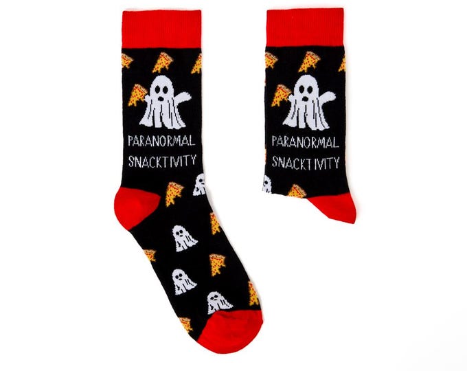 Unisex Paranormal Snacktivity Socks | Halloween | Funny | Cheeky | Cotton Rich | 1 Pair | Socks