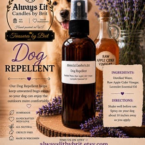 All-Natural Dog Bug & Tick Repellent