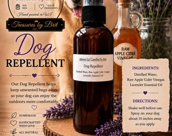 Repelente natural para perros contra insectos y garrapatas