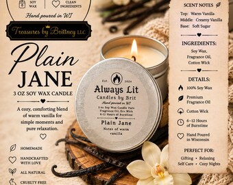 Plain Jane - Lata de aluminio de 85 g