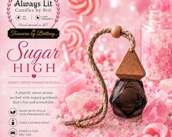 Difusor de aceite Sugar High de vidrio