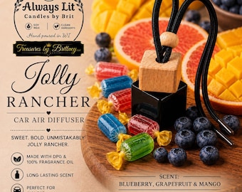 Difusor de aceite de vidrio Jolly Rancher