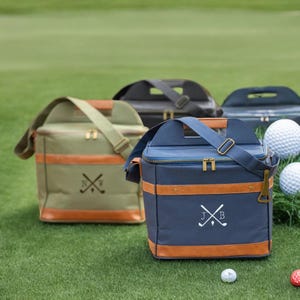 Personalized Golf Cooler Bag – Golf Gifts for Men, Gifts for Men Dad, Gifts for Men Groomsmen, Beer Cooler for Golf Cart